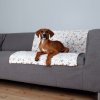Deka pro psa fleece LINGO béžovo/bílá