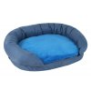 Pelíšek pro psa Fantastic Elegance s polštářem Modrý D111 - 120 x 88cm