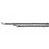 Vodítko CAVO reflexní přepínací S-M 200cm/12mm Černo-bílé