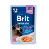 Brit Premium Cat D Fillets in Gravy for Sterilised 85g