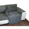Pelech na gauč / sedačku 60 x 45 cm pro psa tmavě šedá