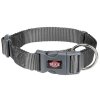 Obojek PREMIUM 40-65 cm/25 mm (L-XL) pes Grafit