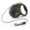 flexi voditko samonavijeci design black green xs lanko pro psa