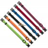 Obojky rozlišovací pro štěňata fialová-limetka 22-35cm/10mm M-L 6ks