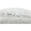 Vysoký polštář HARVEY dlouhý hebký plyš pro psa Bílý obdelník 80x60cm