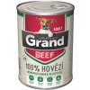 grand deluxe beef hovezi konzerva pro psa 400g