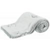 Deka NANDO fleece s vysokým vlasem 75x50cm sv. šedá