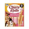 Churu Dog Rolls Chicken with Salmon wraps 8x12g