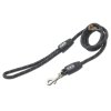 Vodítko BUSTER Reflective lanové 120cm/8mm černé