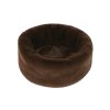 Pelíšek Ella soft fleece 40cm hnědá