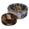 Pelíšek Ella soft fleece 60cm hnědá