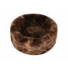 Pelíšek Ella soft fleece 60cm Hnědý melír