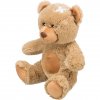 Be Eco medvěd TEDDY plyšová ekologická hračka se zvukem pro psa 23 cm