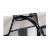 Lehátko se síťkou pro psa 78x19x50 cm černá/šedá do 15kg