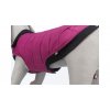 Prošívaná vesta ARLAY pro psa Malinová XXS 18 cm