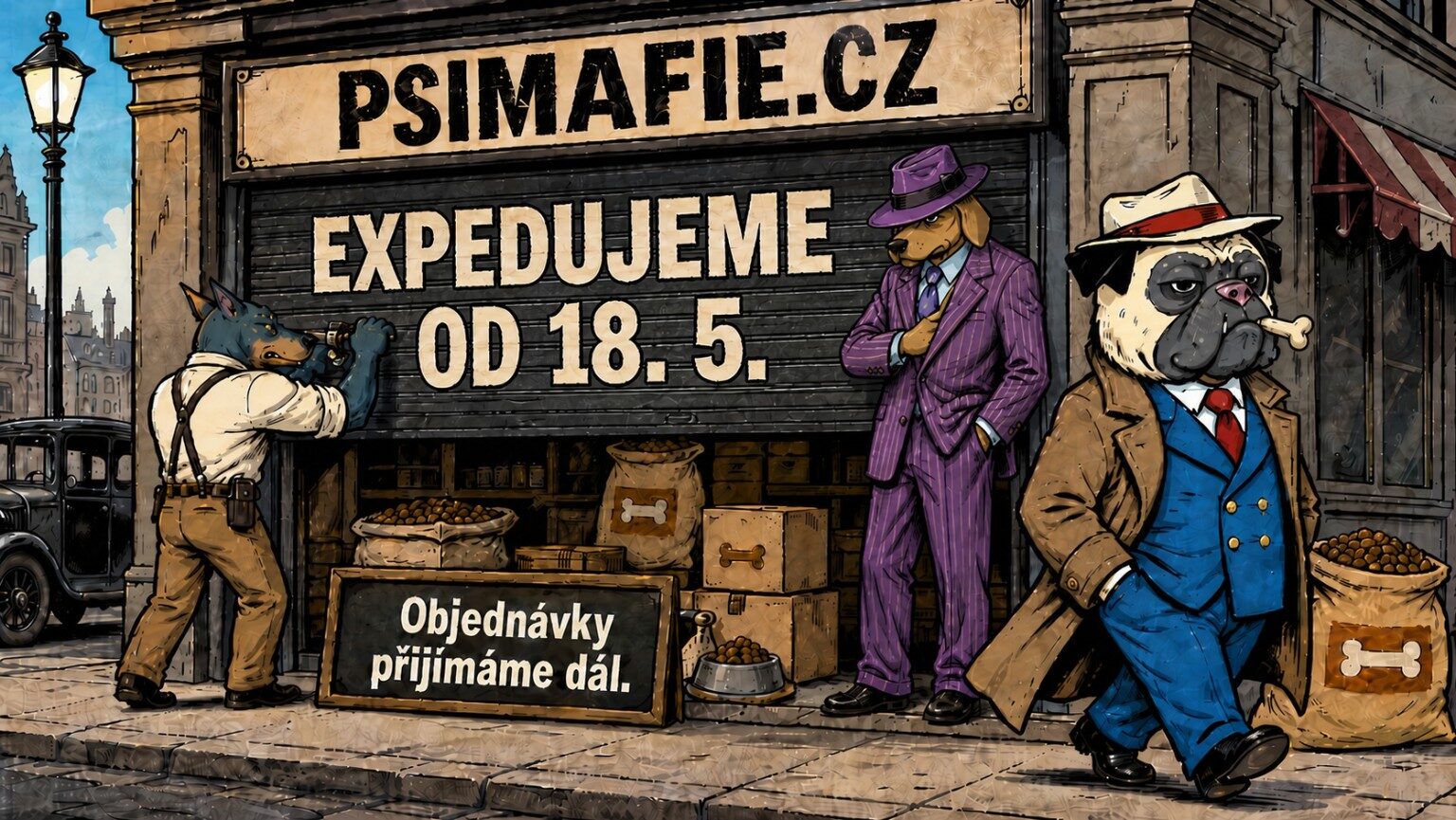 Expedujeme od 18. 5. - objednávky přijímáme neomezeně.