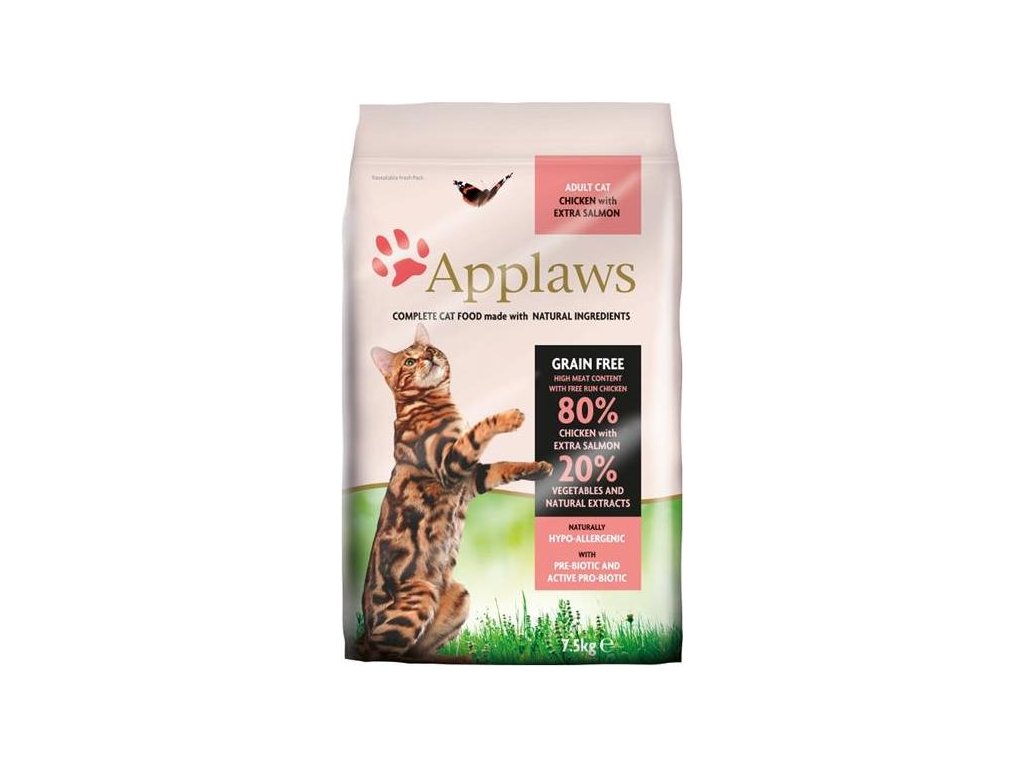 Applaws Cat Dry Adult Salmon 7,5 kg Psimafie.cz