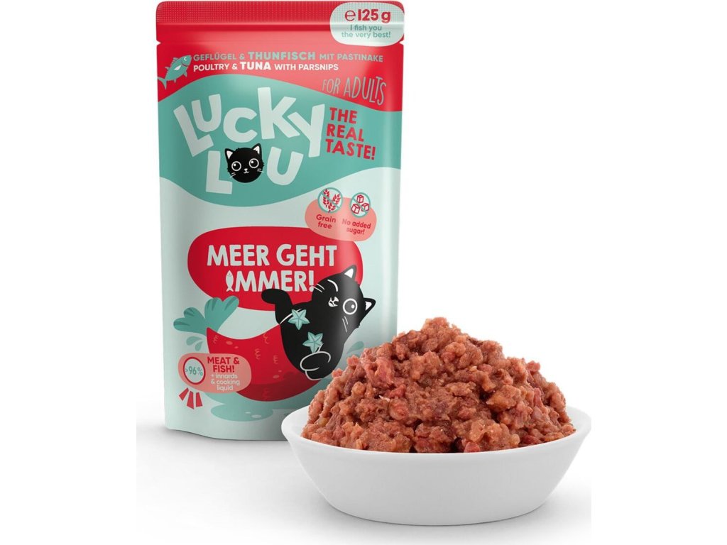 Lucky Lou Lifestage Adult s drůbežím masem a tuňákem 125 g