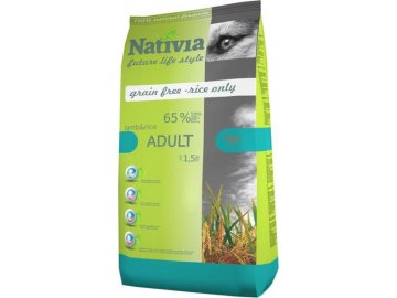 Nativia Dog Adult Lamb&Rice 3kg