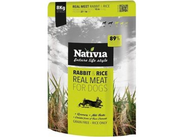 Nativia Real Meat Rabbit&Rice 8kg