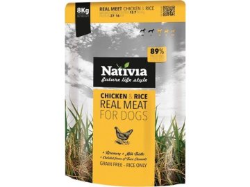 Nativia Real Meat Chicken&Rice 8kg