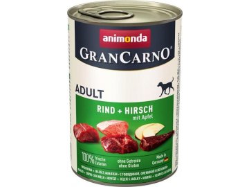 Animonda GRANCARNO konz. ADULT jelen/jablko 400g