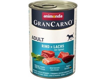 Animonda GranCarno dog konz. - losos, špenát 400 g