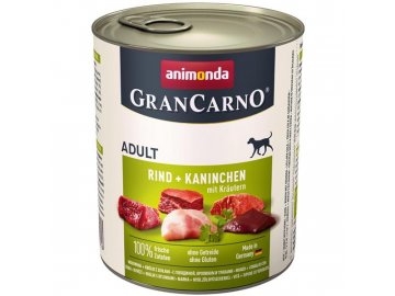 Animonda GRANCARNO konz. ADULT králík/bylinky 800g