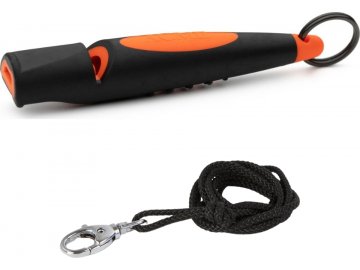 ACME ALPHA Jednotónová píšťalka 211 1/2 oranžovočerná  + řemínek ZDARMA!