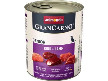 Animonda GRANCARNO konz. SENIOR tele/jehněčí 800g