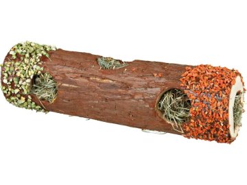 Dřevěný tunel se senem a květy měsíčku, mkrví a hráškem 35g