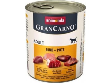 Animonda GranCarno dog konz. - hovězí, krůta 800 g