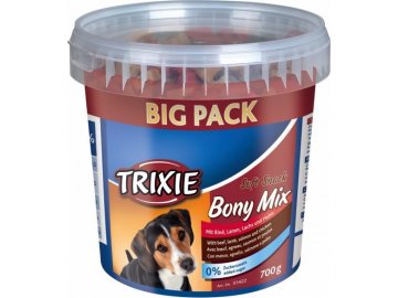 Soft Snack BONY MIX 700g kyblík s hov,jehn,ososem,kuřecím