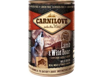 Carnilove WM konz. Lamb & Wild Boar Grain Free 400 g