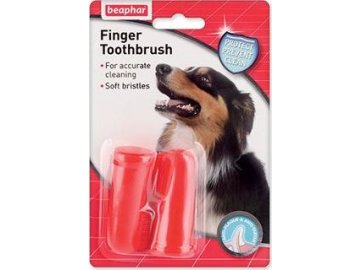 Beaphar Zubní kartáček na prst pes