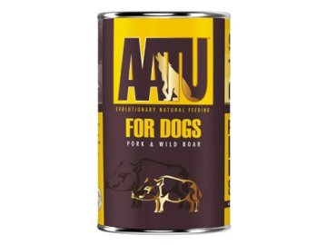 AATU Dog Wild Boar n Pork konz. 400g