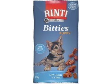 Rinti Dog pochoutka Extra Bits Puppy kuře+hovězí 75g