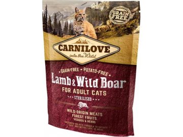Carnilove Cat Adult Lamb & Wild Boar Grain Free 0,4 kg