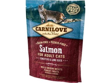 Carnilove Cat Salmon for Adult Sensitiv & LH  400g