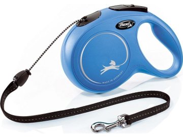 Flexi New Classic S šňůra 8 m, max. 12kg - modrá