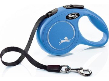 Vodítko FLEXI Classic NEW XS pásek 3m/12kg modrá