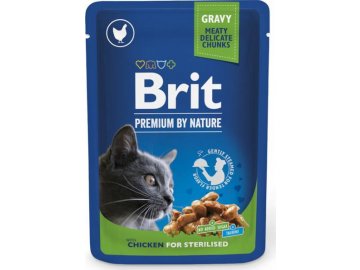 Brit Premium Cat kaps. -Chicken Slices for Steril. 100 g