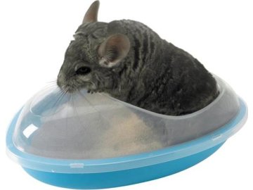 Koupelna činčila plast Nobby 26 x 23 x 15 cm