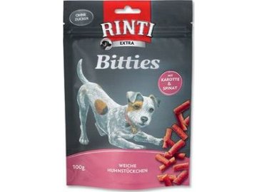 Rinti Dog pochoutka Extra Mini-Bits mrkev+špenát 100g