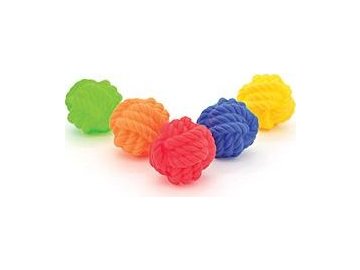 Hračka Pes Vinyl Míček zauzl. Knotted Ball 7,5cm, Lil