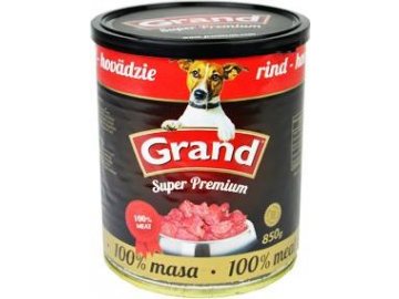 GRAND konz.  Superpremium pes hovězí 850g