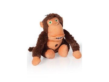 Hračka pes Crazy monkey hnědá 36cm