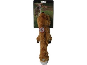 Hračka pes Liška pískací 61cm Skinneeez