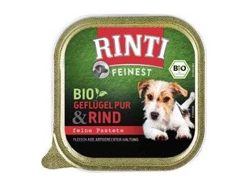 Rinti Dog BIO paštika hovězí 150g