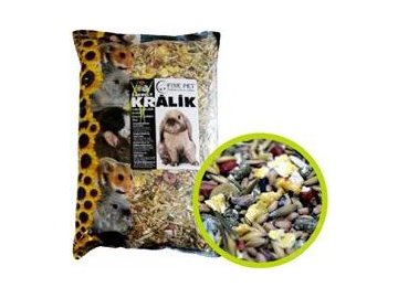 FINE PET Zakrslý králík premium 800g